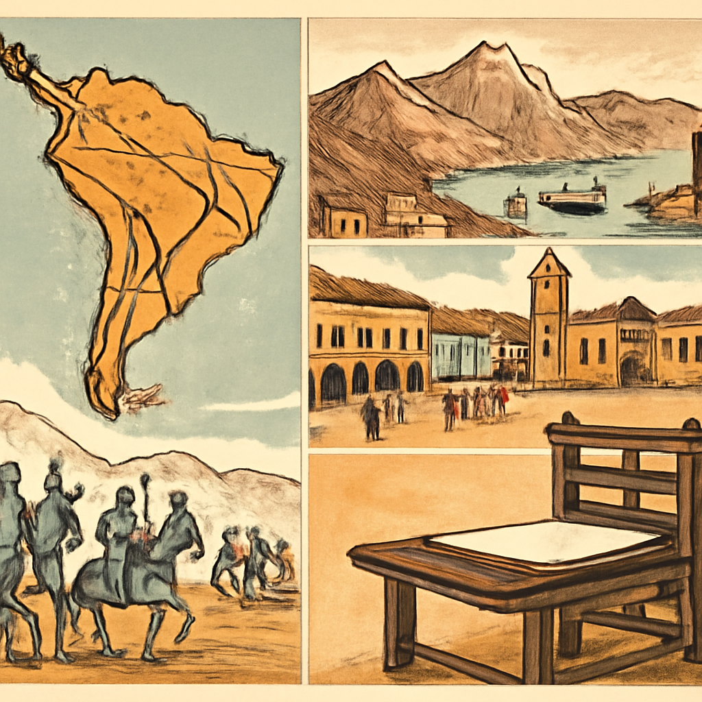 Latin American independence routes