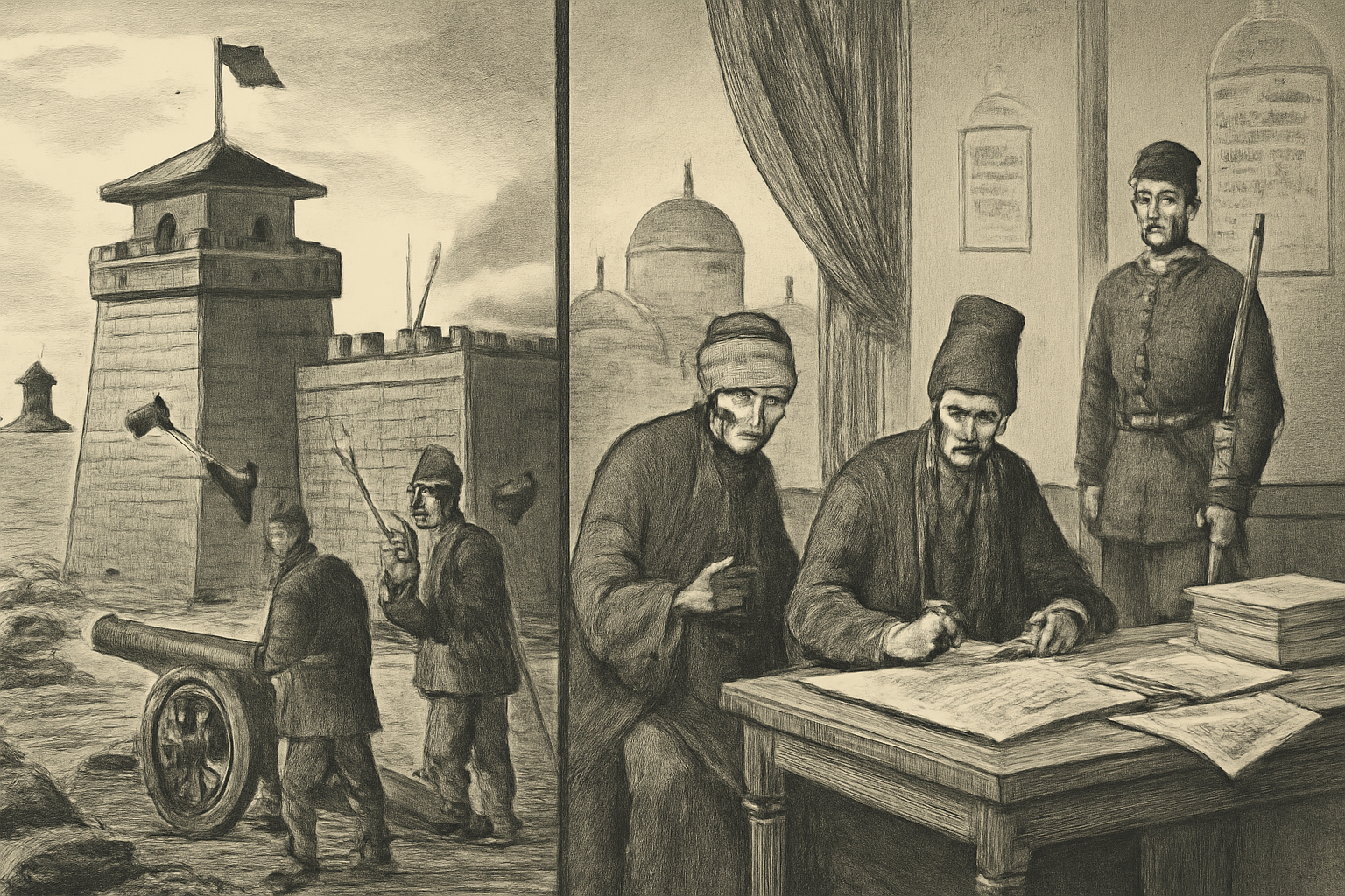 Opium War and Tanzimat reform in 1839
