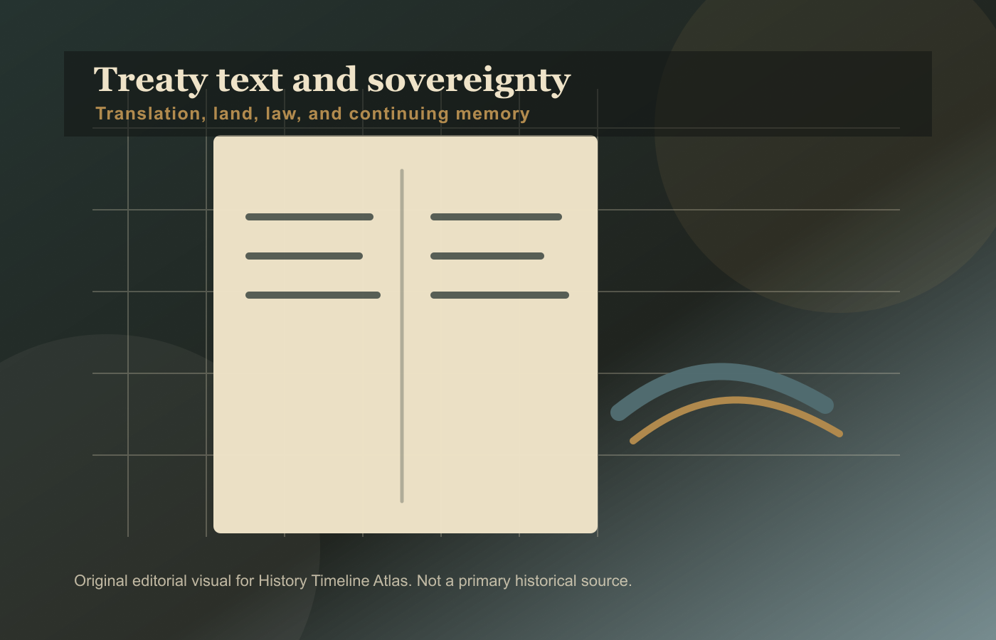 Treaty text and sovereignty