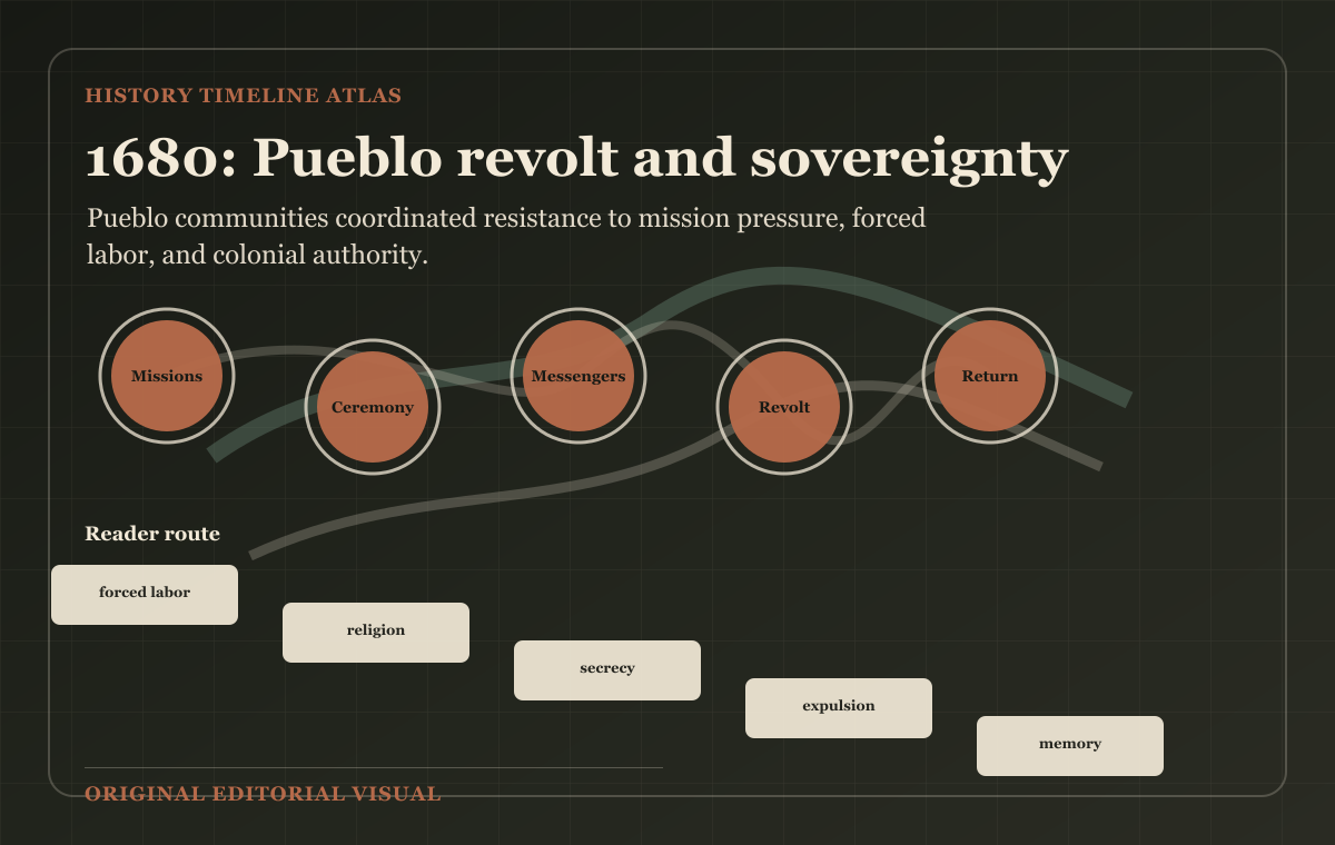 1680: Pueblo revolt and sovereignty