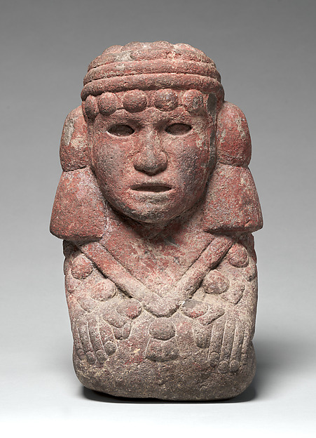 Stone sculpture of the Mexica deity Chalchiuhtlicue